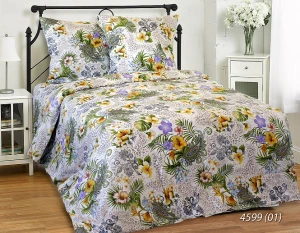 Komplet pościeli satyna bawełniana 160x200 +70x80 - 4599(01)